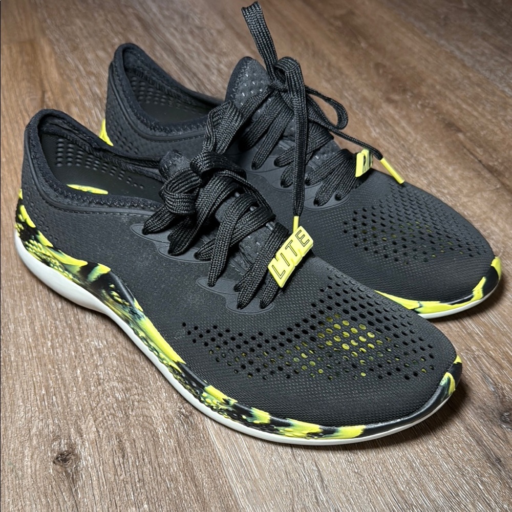 Crocs Men's LiteRide 360‎ Marbled Pacer Lace-up Sneaker Size 8